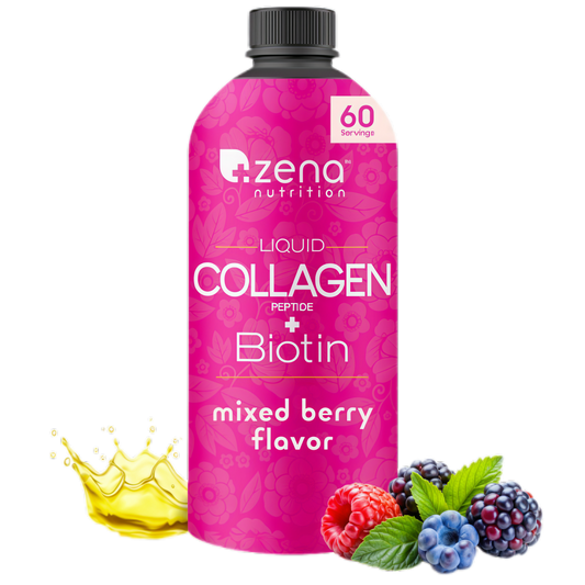 Zena Nutrition Liguid Collagen + Biotin-1   60 Servings