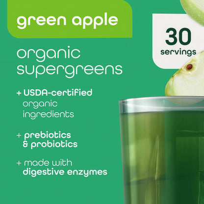 Zena Nutrition Organic Supergreens Tub-1  30 Servings